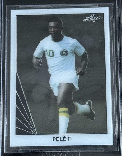 2016 Leaf Clear Pele #24 Cosmos Bgs 9.5 Gem Mint High End Soccer Legend