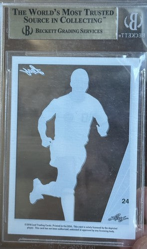 2016 Leaf Clear Pele #24 Cosmos Bgs 9.5 Gem Mint High End Soccer Legend
