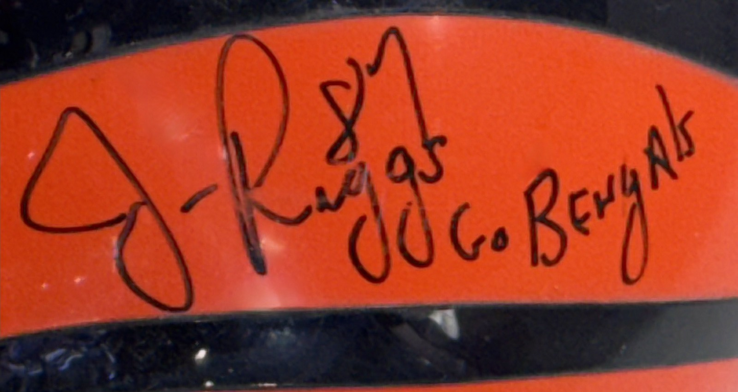Late 80s Cinncinatti Bengals Signed Riddell Pro Helmet Boomer Esiason 5 Auto COA