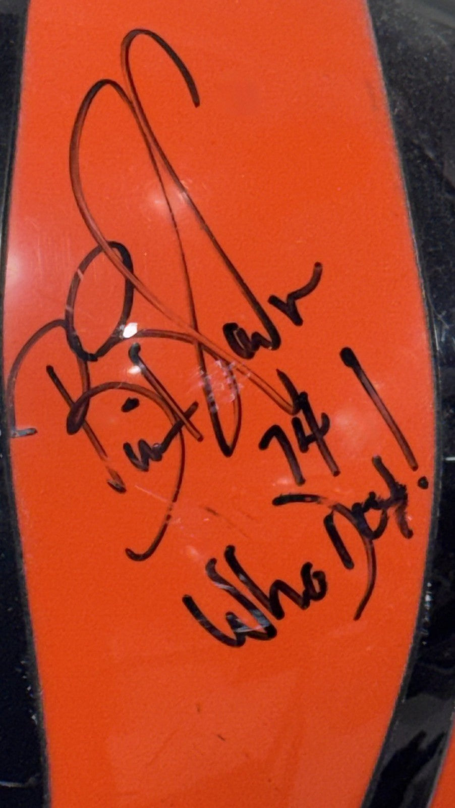 Late 80s Cinncinatti Bengals Signed Riddell Pro Helmet Boomer Esiason 5 Auto COA