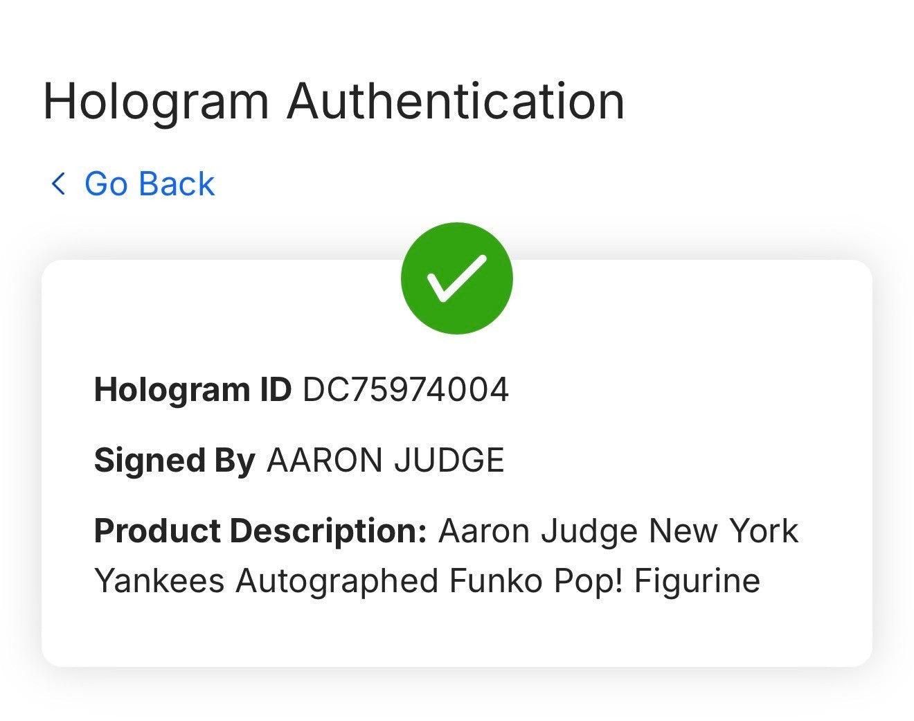 Aaron Judge Signed Funko Pop with Case NY Yankees Mint Auto Fanatics MLB COA