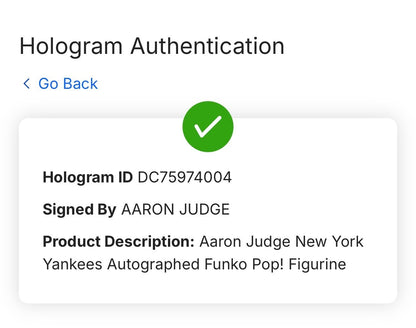 Aaron Judge Signed Funko Pop with Case NY Yankees Mint Auto Fanatics MLB COA