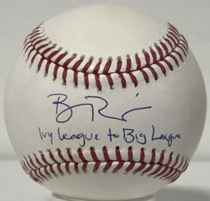 Ben Rice Signed Official Baseball Ivy League To Big League Auto Steiner Yankees