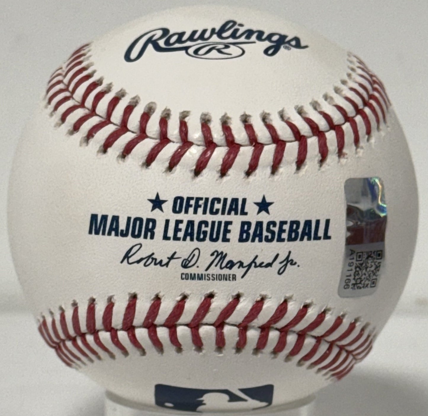 Ben Rice Signed Official Baseball Ivy League To Big League Auto Steiner Yankees