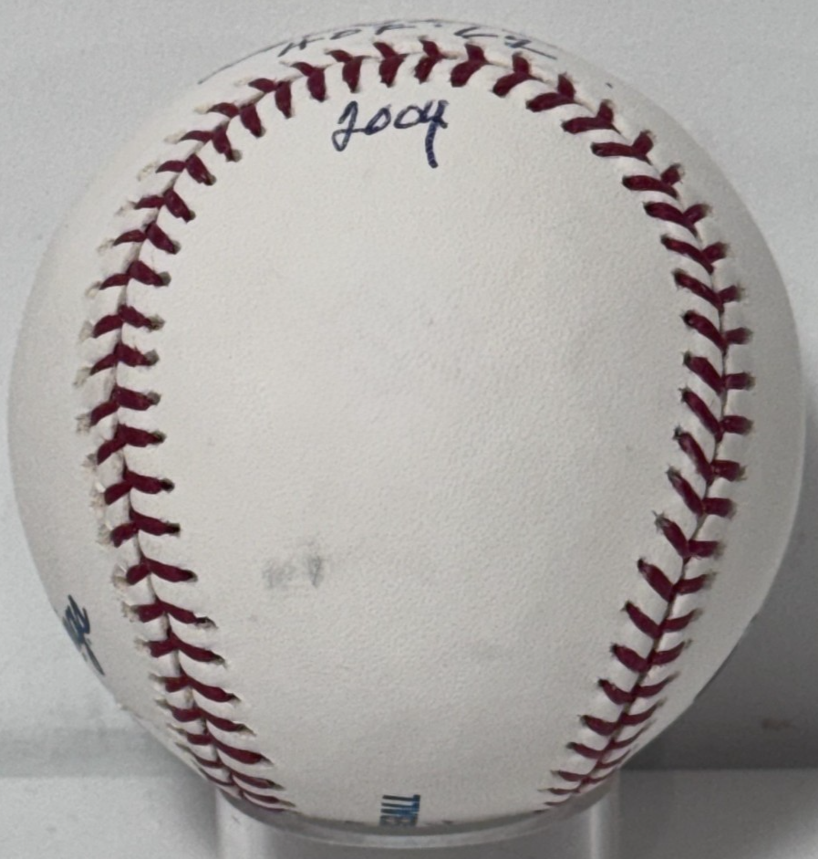 Bob Feller Signed Official Baseball HOF 62 Auto PSA COA Cleveland HOF