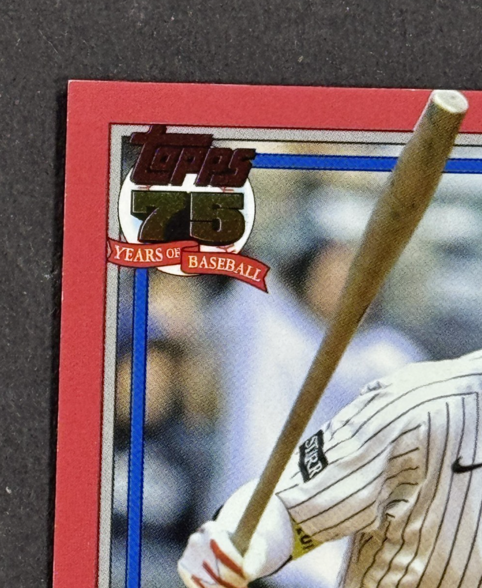 2026 Topps Series 1 Jazz Chisholm Jr Red 1991 Auto LE /5 #91A-JAZ NY Yankees