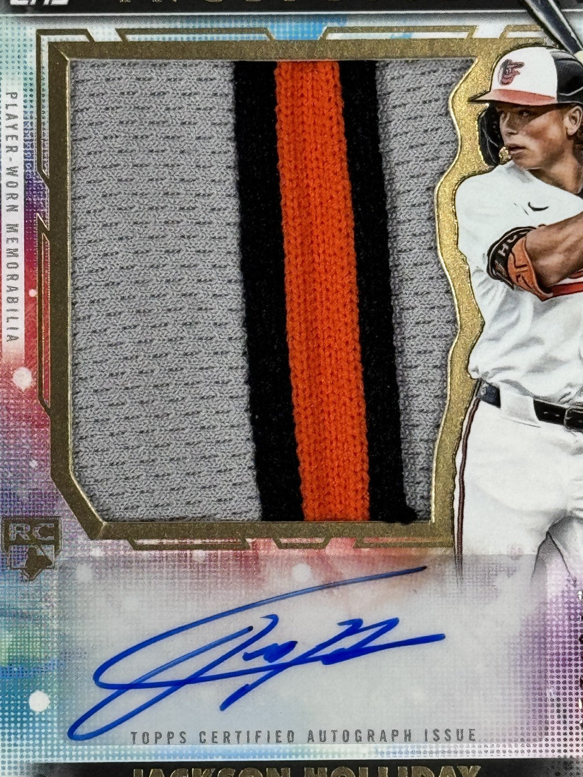 2024 Topps Inception Jackson Holiday RC Patch Auto LE/125 Orioles Rookie Mint