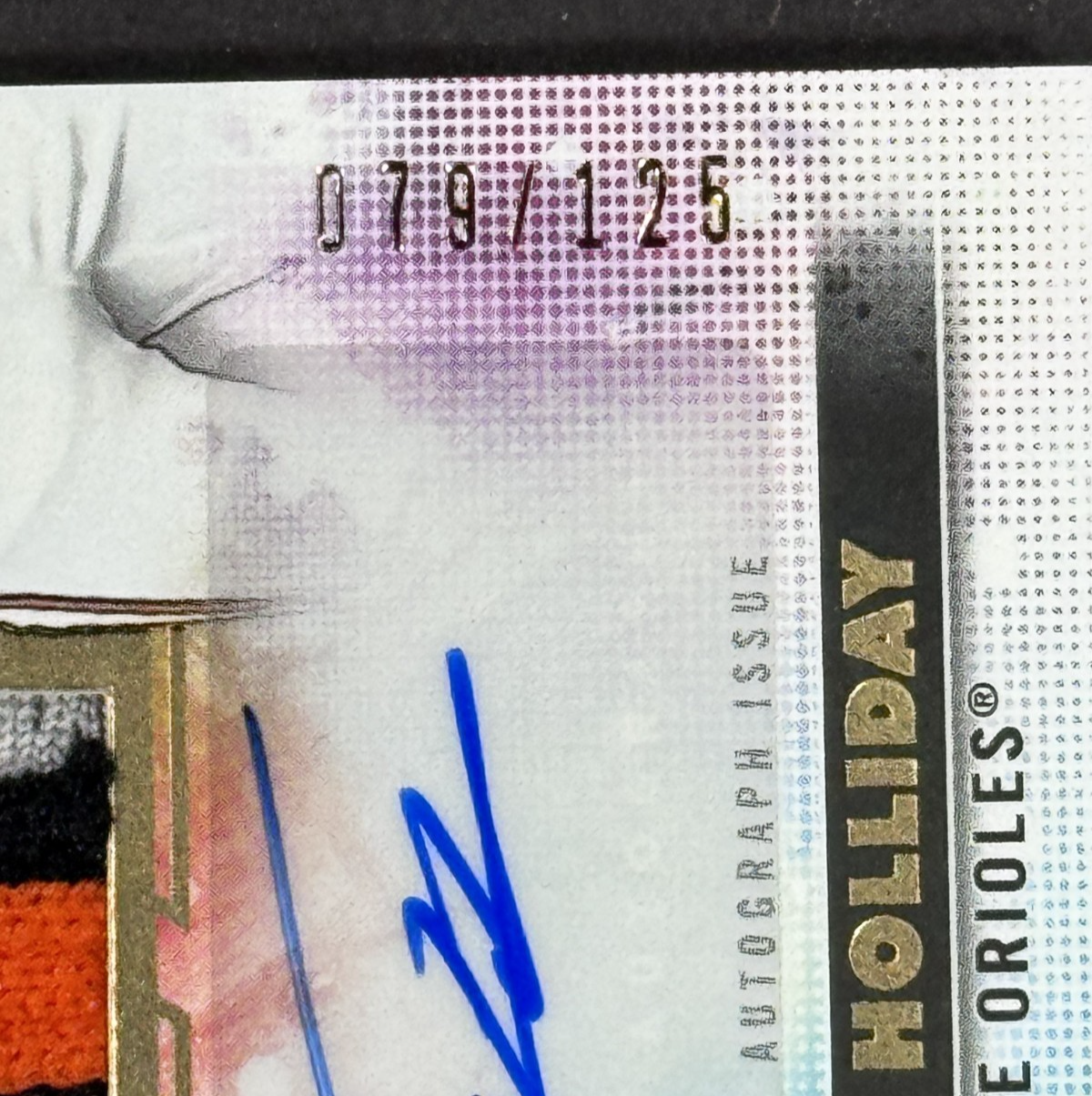 2024 Topps Inception Jackson Holiday RC Patch Auto LE/125 Orioles Rookie Mint