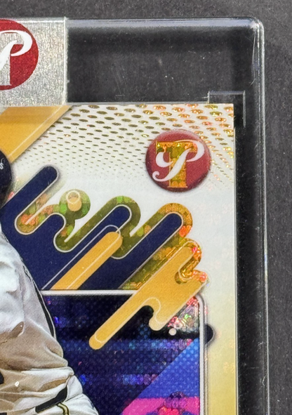 2025 Topps Pristine Sal Frelick Gold Auto 50/50 Milwaukee Brewers Mint Encased