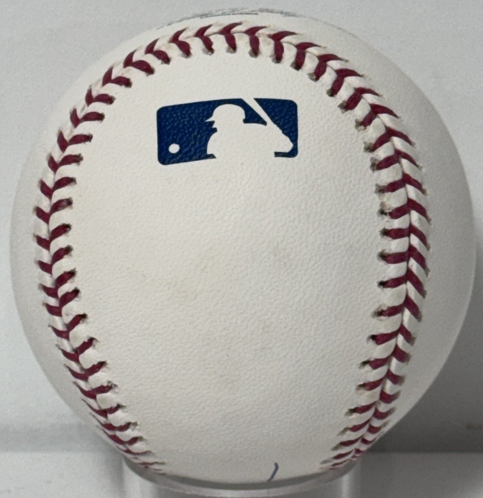 Rickey Henderson Signed Official Baseball Auto Steiner COA Athletics Yankees HOF