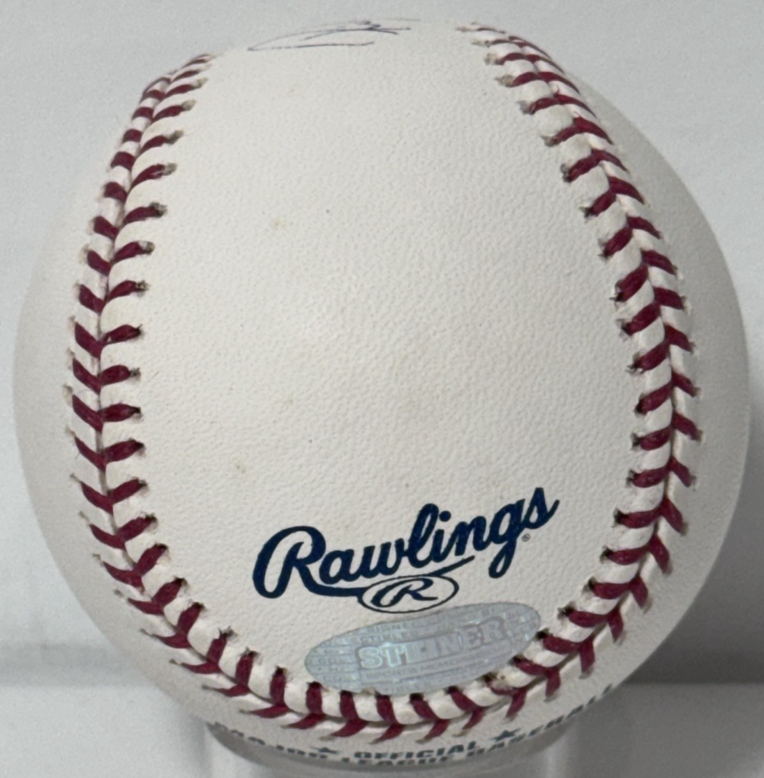 Rickey Henderson Signed Official Baseball Auto Steiner COA Athletics Yankees HOF