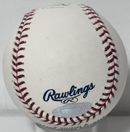 Rickey Henderson Signed Official Baseball Auto Steiner COA Athletics Yankees HOF