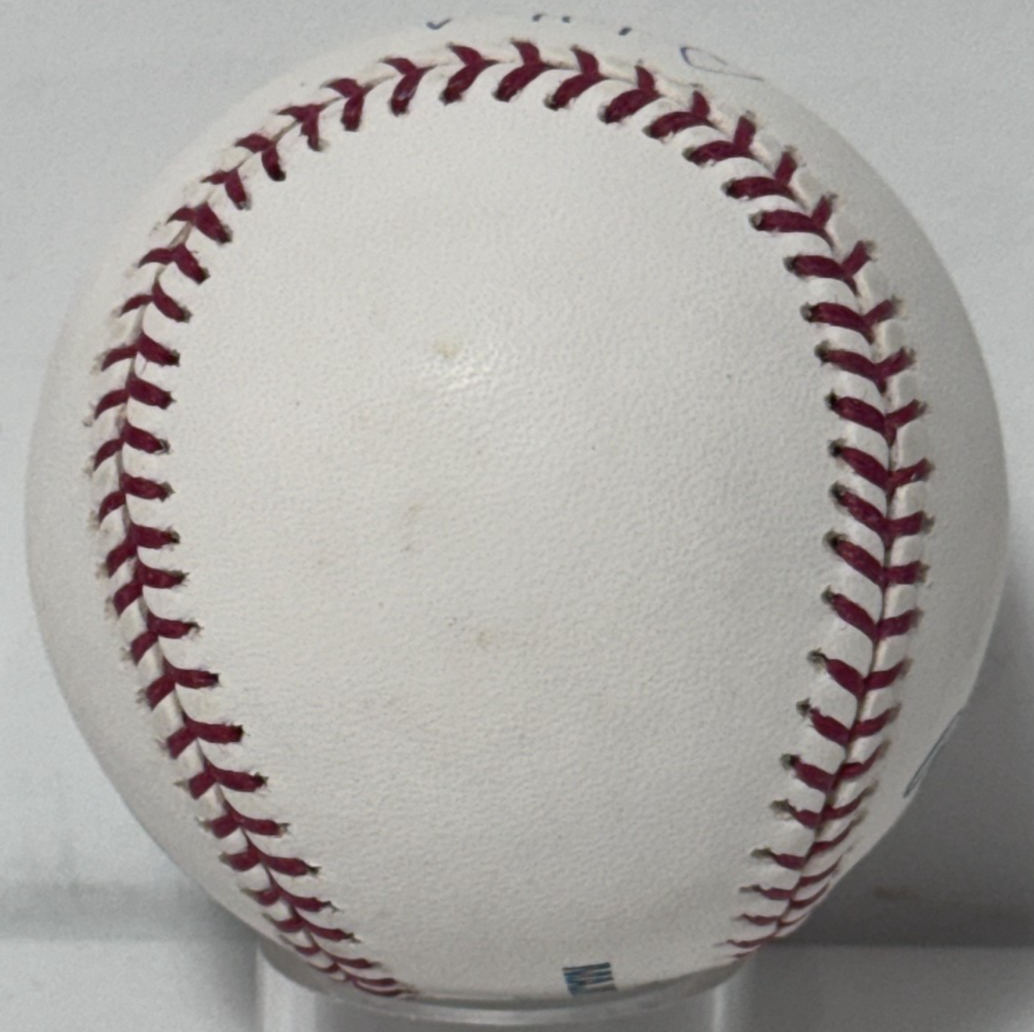 Rickey Henderson Signed Official Baseball Auto Steiner COA Athletics Yankees HOF