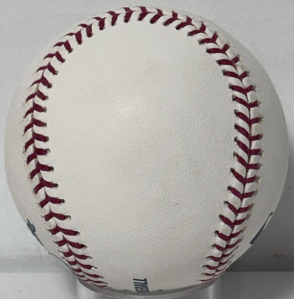 Rickey Henderson Signed Official Baseball Auto Steiner COA Athletics Yankees HOF