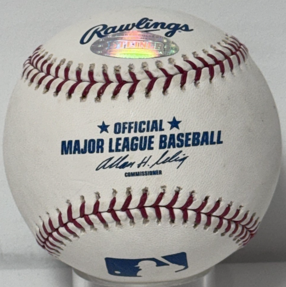 Brian Cashman Signed Official Baseball Auto Steiner COA NY Yankees GM VP