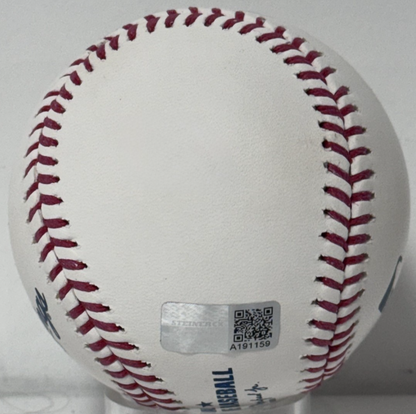 Ben Rice Signed Official MLB Baseball Ben Arroz Auto Steiner CX COA NY Yankees