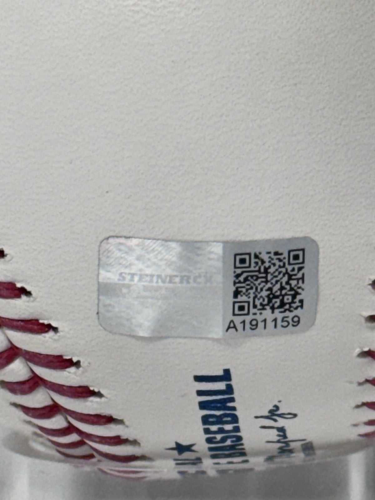 Ben Rice Signed Official MLB Baseball Ben Arroz Auto Steiner CX COA NY Yankees