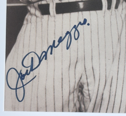 Joe DiMaggio Mickey Mantle Ted Williams Signed 11x14 Photo Framed Auto JSA LOA