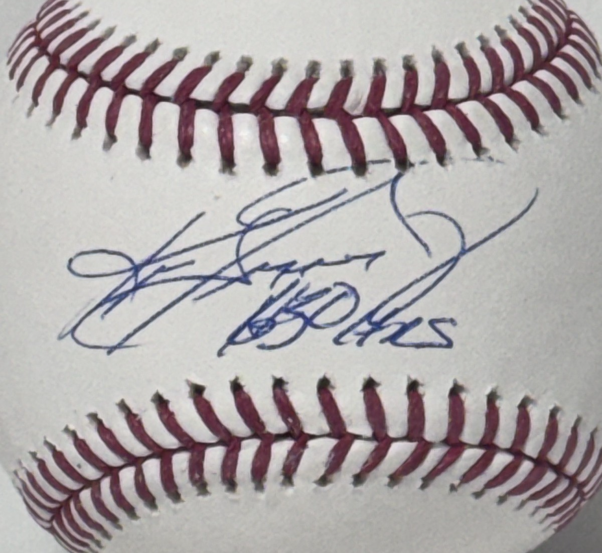 Ken Griffey Jr Signed Official Baseball 630 HRs Auto BAS Seattle Mariners HOF