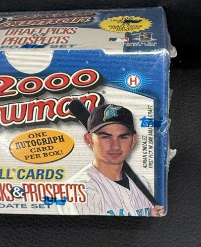 2000 Bowman Baseball Draft Picks Mint FACTORY SEALED SET 1-110 + 1 AUTO