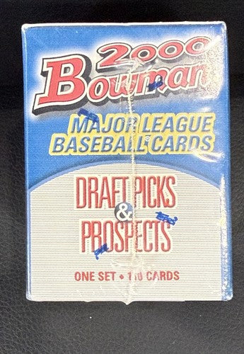2000 Bowman Baseball Draft Picks Mint FACTORY SEALED SET 1-110 + 1 AUTO