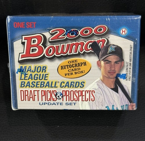 2000 Bowman Baseball Draft Picks Mint FACTORY SEALED SET 1-110 + 1 AUTO