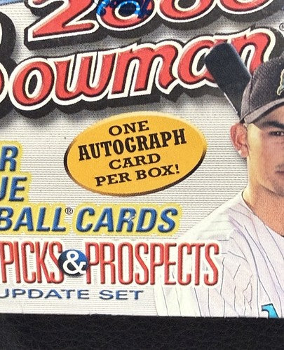 2000 Bowman Baseball Draft Picks Mint FACTORY SEALED SET 1-110 + 1 AUTO