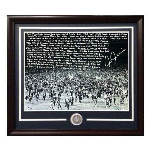 Chris Chambliss Signed 16x20 Framed Photo 1976 Hr Playoff Story Auto Fanatics