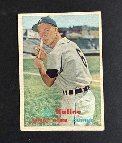 1957 Topps Set-Break #125 Al Kaline EX. HOF Detroit Tigers