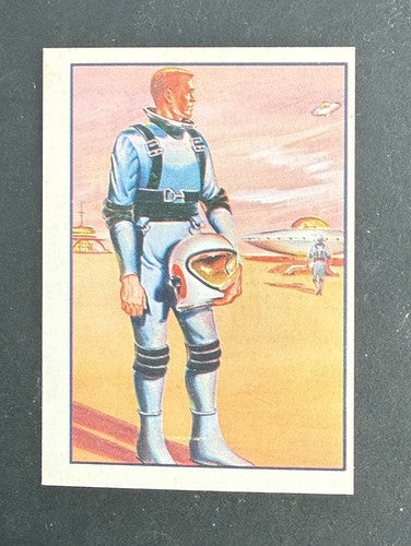 1962 Mister Softee Adventures of Captain Chapel Card Trip To Moon Space #1 Mint