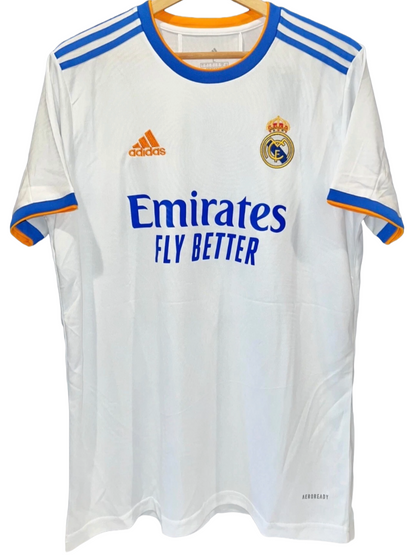 Vinicius Junior Signed #7 Real Madrid 2021 Home Jersey Auto BAS COA Size L