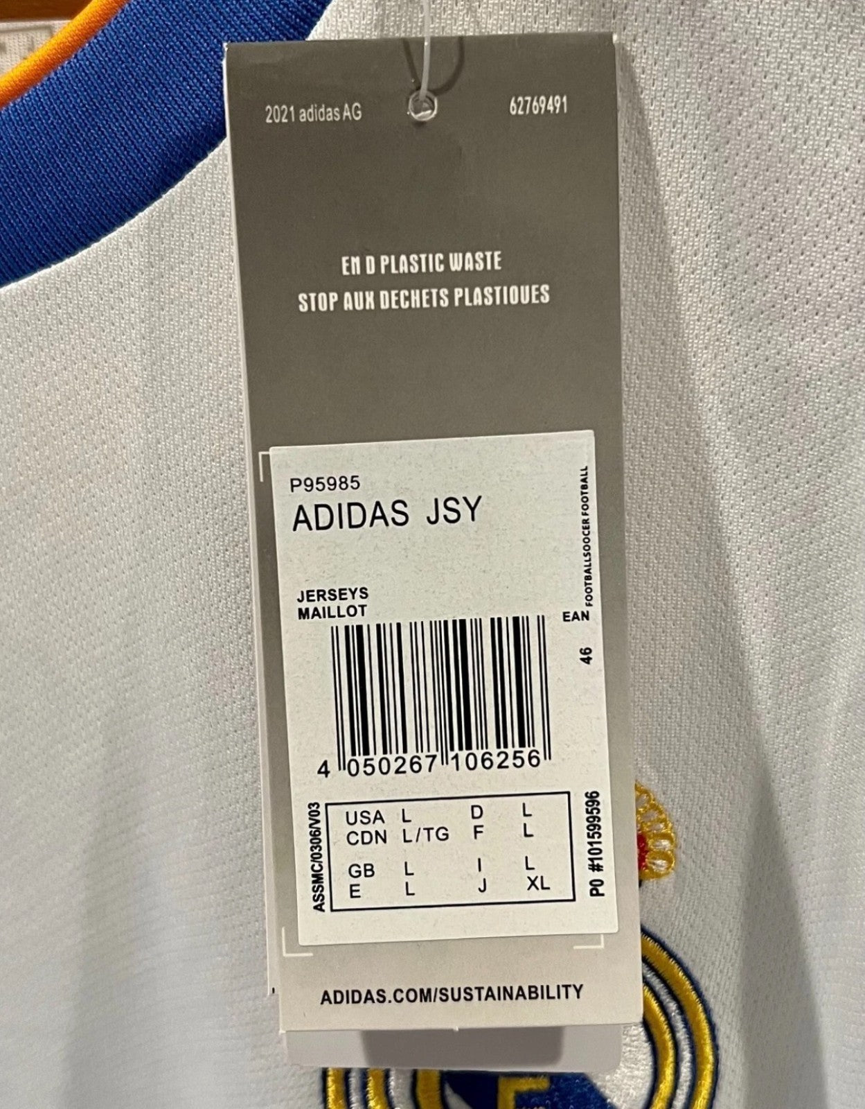 Vinicius Junior Signed #7 Real Madrid 2021 Home Jersey Auto BAS COA Size L