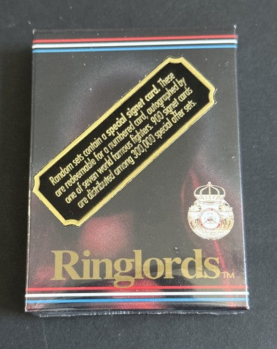 1991 Ringlords Boxing Set Factory Sealed 40 Cards Muhammad Ali Holyfield Mint