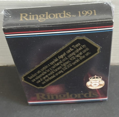 1991 Ringlords Boxing Set Factory Sealed 40 Cards Muhammad Ali Holyfield Mint