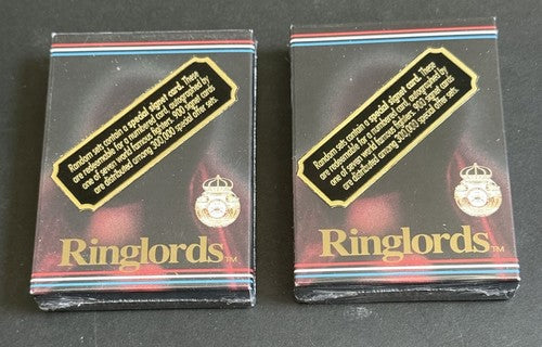 1991 Ringlords Boxing 2 Set Factory Sealed 40 Cards Muhammad Ali Holyfield Sets