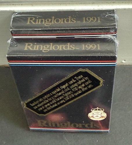 1991 Ringlords Boxing 2 Set Factory Sealed 40 Cards Muhammad Ali Holyfield Sets