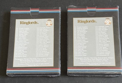 1991 Ringlords Boxing 2 Set Factory Sealed 40 Cards Muhammad Ali Holyfield Sets