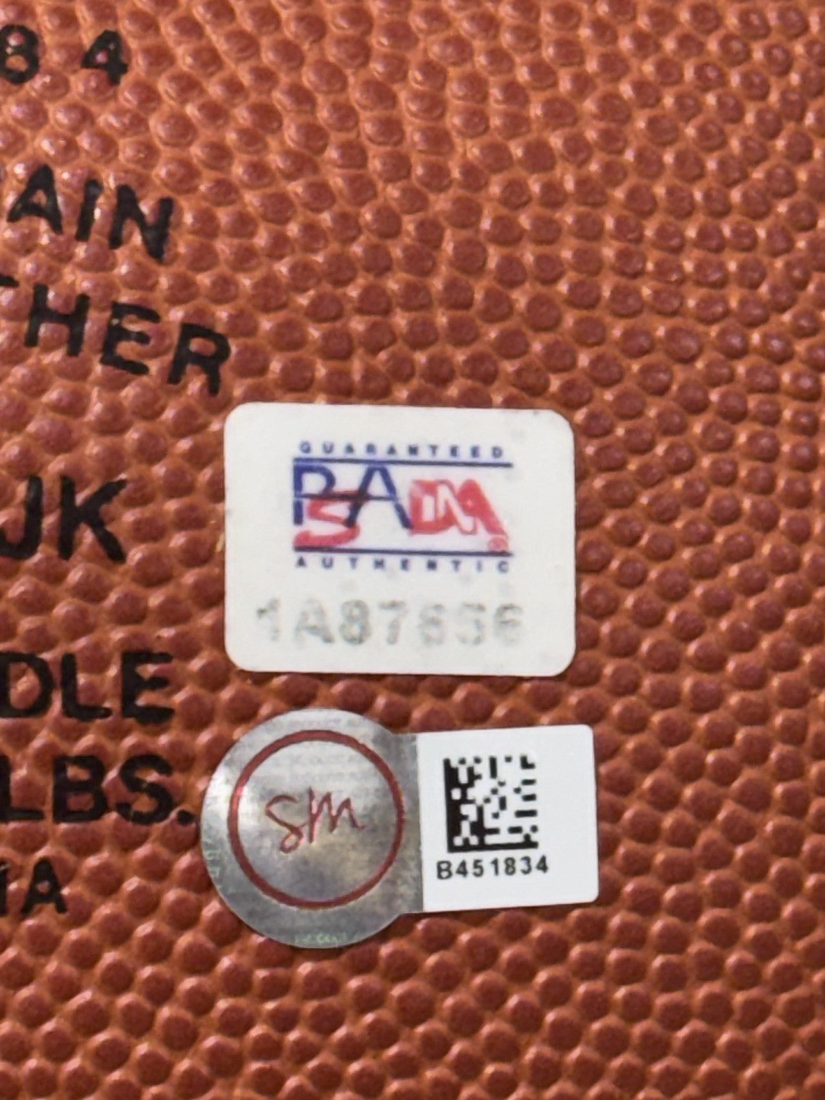 Kobe Bryant Signed Official NBA Game Basketball 2001 NBA Finals Auto ITP PSA COA