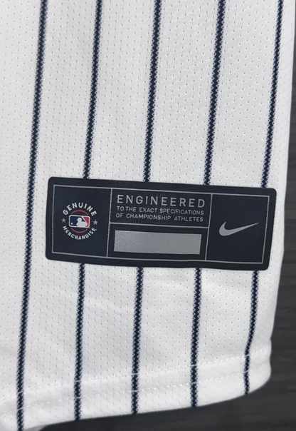 Ben Rice Signed New York Yankees #22 Nike Jersey Size XL 4 Stat Auto CX COA