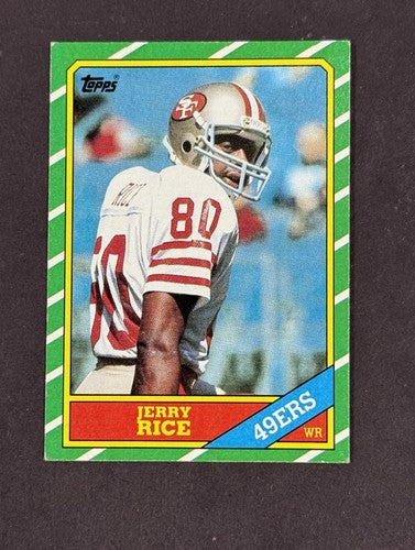 1986 Topps Jerry Rice # 161 RC EX - Nm Centered HOF Rookie San Francisco 49’ers