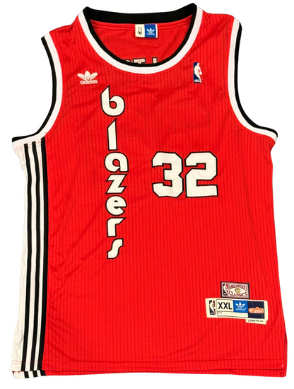 Bill Walton Portland Trail Blazers #32 Adidas Hardwood Classics Jersey XXL +2