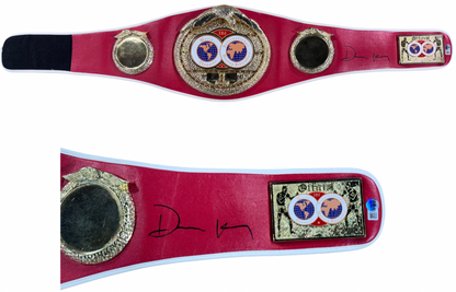 Devin Haney Signed Int Boxing Federation Replica Title Belt Auto BAS COA