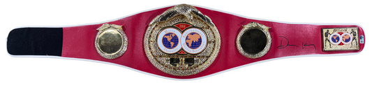 Devin Haney Signed Int Boxing Federation Replica Title Belt Auto BAS COA