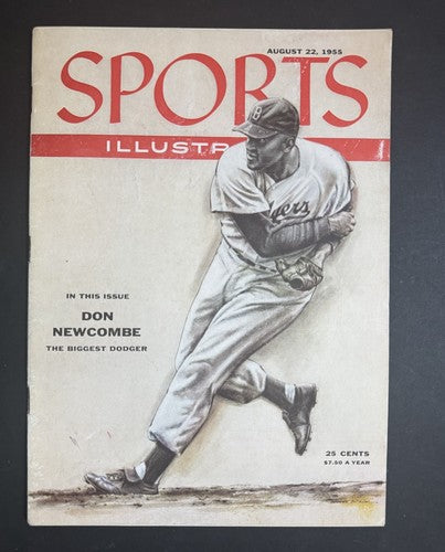 Sports Illustrated Magazine 1955 Brooklyn Dodgers Don Newcombe Ws MVP No Label