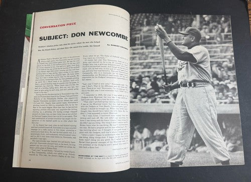 Sports Illustrated Magazine 1955 Brooklyn Dodgers Don Newcombe Ws MVP No Label