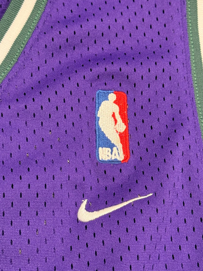 Ray Allen Milwaukee Bucks #34 Nike NBA Jersey Purple XL Length +2 Vintage