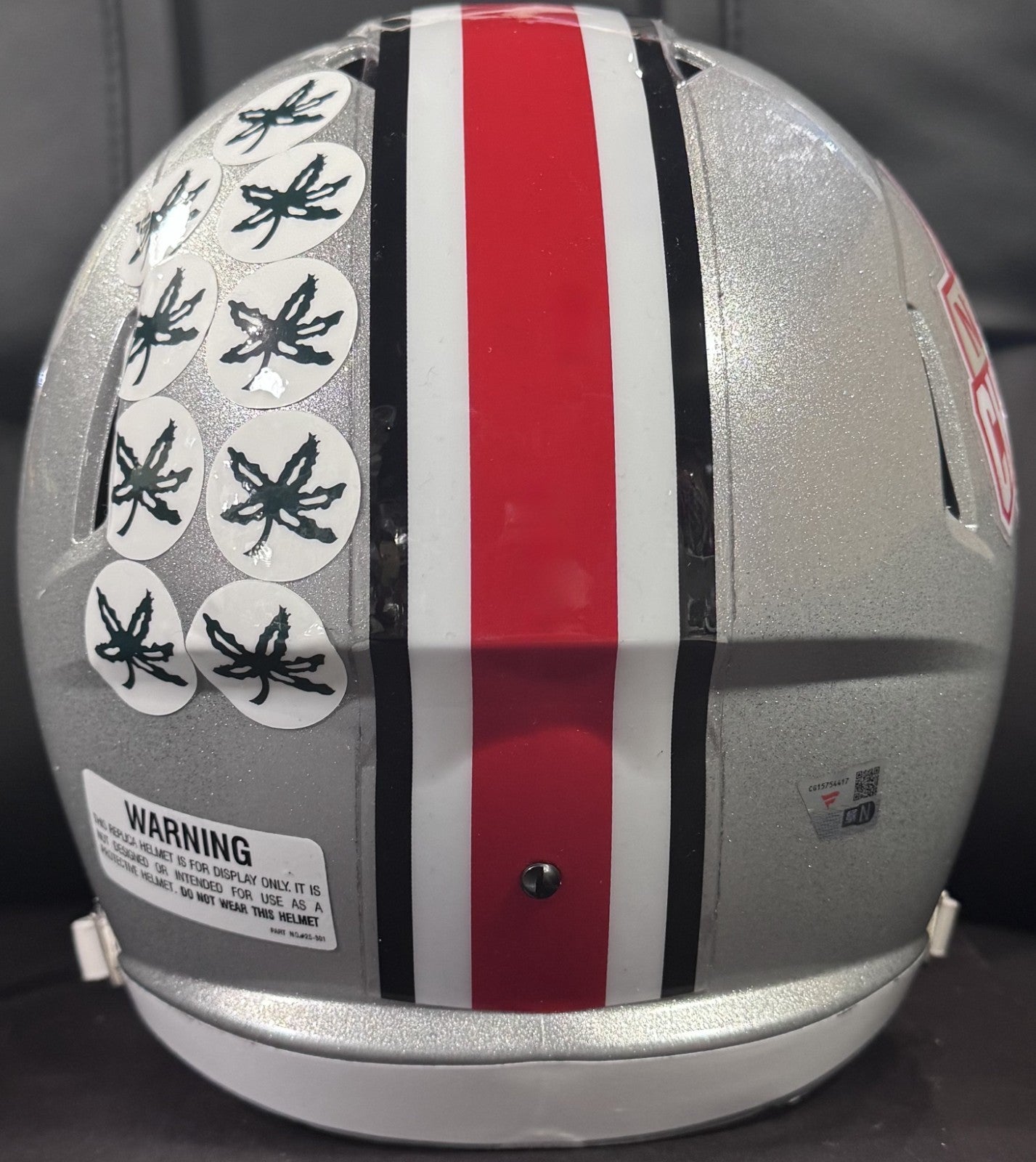 Emeka Egbuka Signed Ohio State 2024 Champion Logo Speed Rep Helmet Auto Fanatics