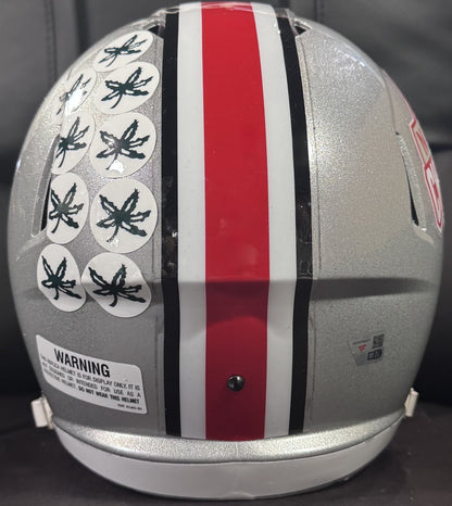 Emeka Egbuka Signed Ohio State 2024 Champion Logo Speed Rep Helmet Auto Fanatics