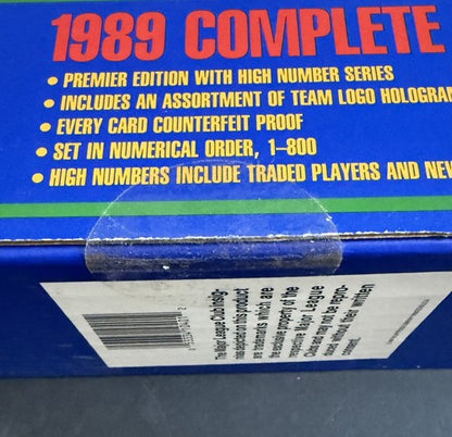 1989 Upper Deck Baseball Factory Sealed Complete Set Ken Griffey Jr Rc Mint