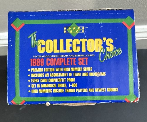 1989 Upper Deck Baseball Factory Sealed Complete Set Ken Griffey Jr Rc Mint